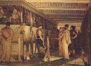 Pheidias and the Frieze of the Parthenon Athens (mk24) Alma-Tadema, Sir Lawrence